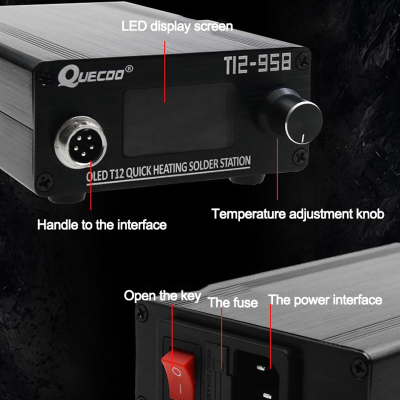 T12-958 Mini Intelligent Solde - Soldering Station T12 Oled review and price