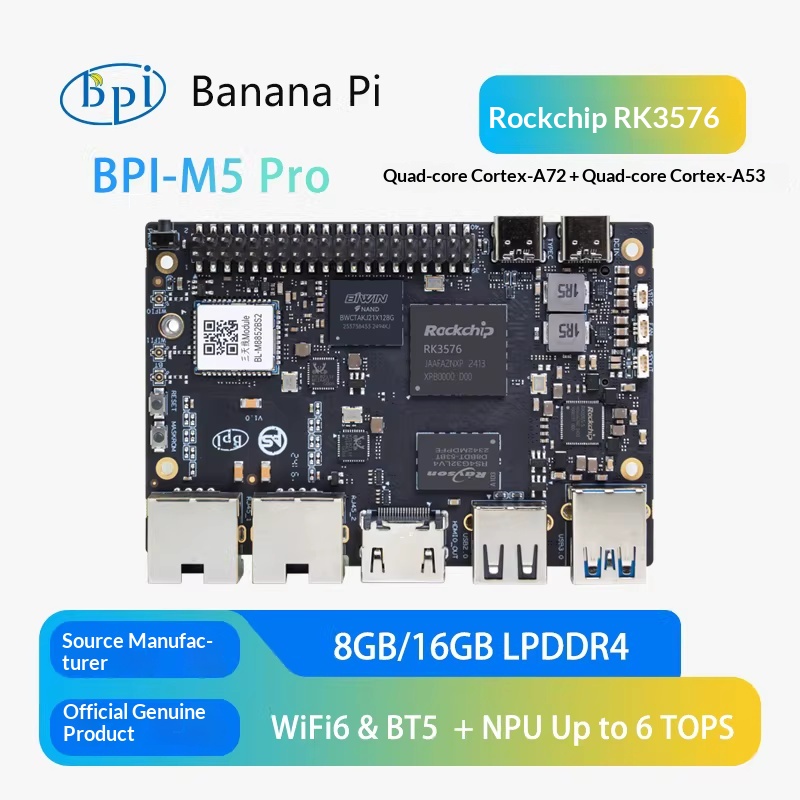 Banana Pi BPI-M5 Pro Rockchip  - Banana Pi Bpi-M5 review and price
